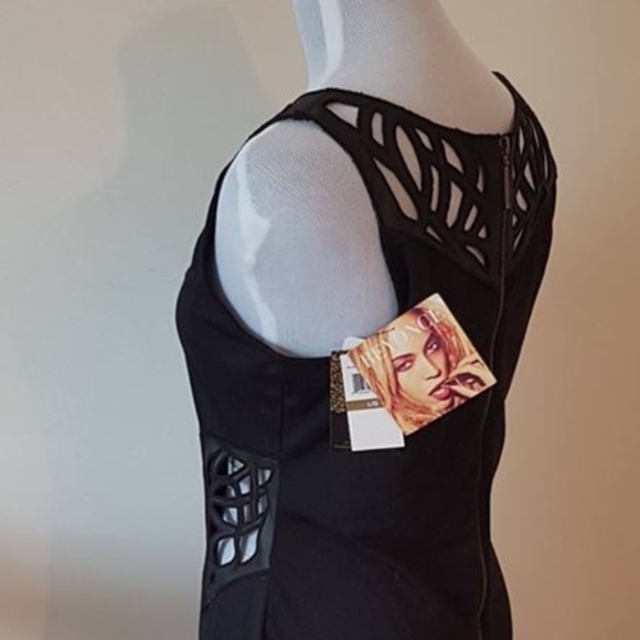 NWT Beyoncé Label - House of Deréon Cut Out Black Dress - Picture 4 of 16